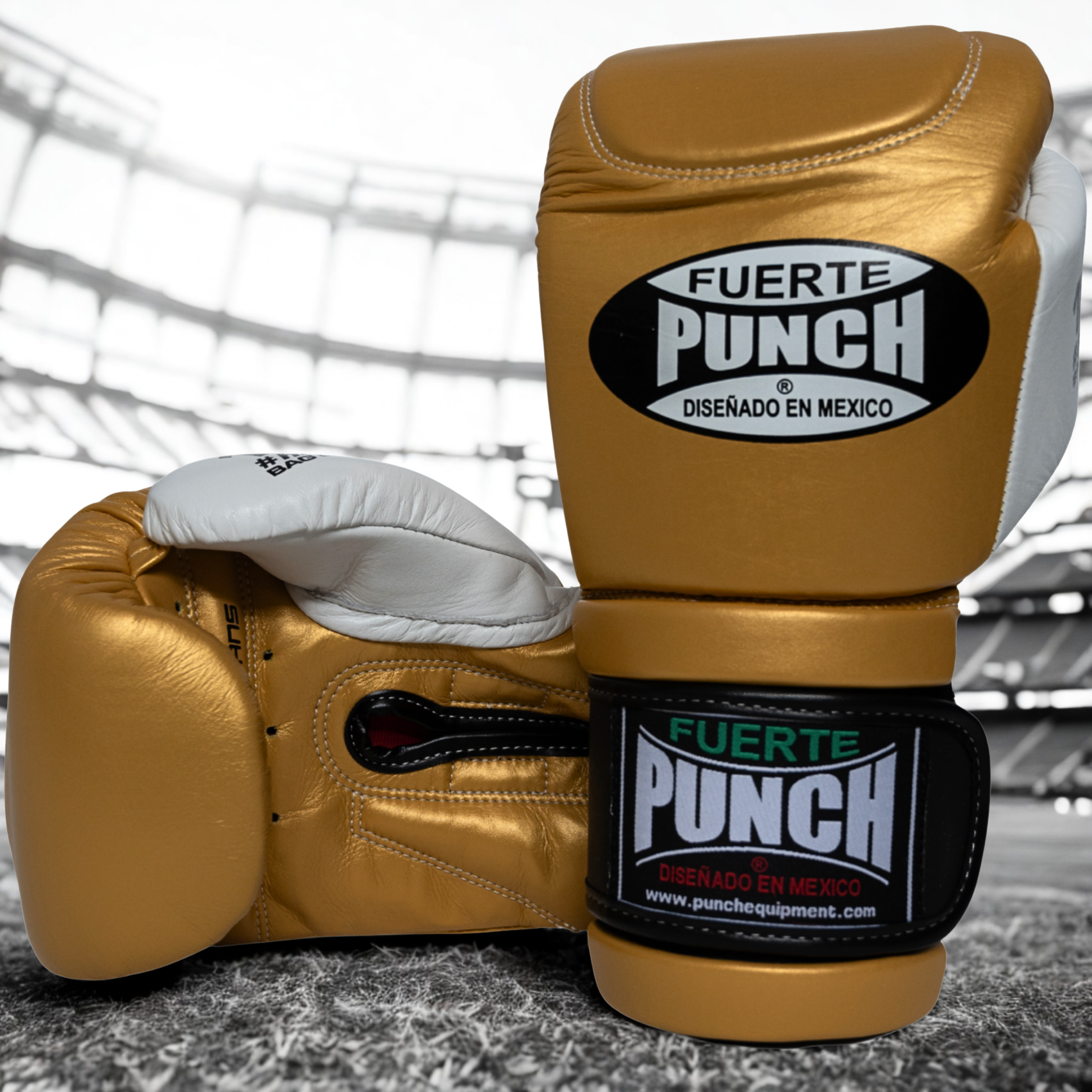 BAG GLOVES - Mexican Fuerte™ - FIBREMESH™ - GOLD/WHITE - OSO